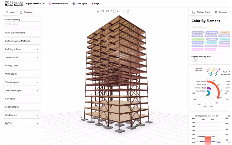 Asterisk, Thornton Tomasetti's structural design and optimization app