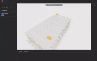 A parking-structure configurator built on Walter P Moore’s Emulation Lab and ShapeDiver